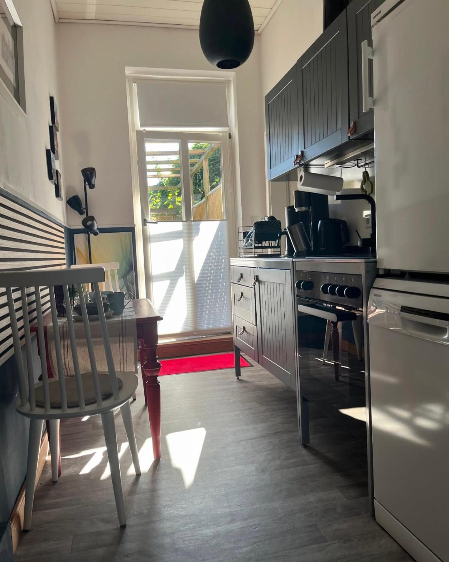 Ferienwohnung Schoenwaelder Mit Kleiner Terrasse Und Wall Box Buxtehude Eksteriør billede